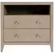 Dana Antique Taupe 2 Drawers Nightstand
