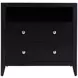 Dana Antique Coffee 2 Drawers Nightstand with Top Shelf