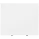 Dana Smooth White 2 Drawers Nightstand with Top Shelf