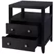 Dana Antique Coffee 2 Drawers Nightstand
