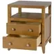 Dana Natural 2 Drawers Nightstand