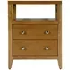 Dana Natural 2 Drawers Nightstand