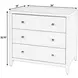 Dana Natural 3 Drawers Chest