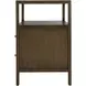 Mendel Walnut 2 Drawers Nightstand