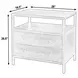 Mendel Black 2 Drawer Open 28" Nightstand