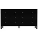 Mendel Black 6 Drawer Dresser