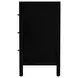 Mendel Black 6 Drawer Dresser