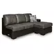 Helson Fossil 2 Piece Modular Sectional with RAF Sofa Chaise