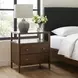 Mendel Walnut 2 Drawer Open Nightstand