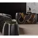 Melange Black and Gold Free Form End Table