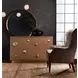 Melange Brown and Gold Upholstered 2 Door Hall Chest