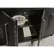 Melange Black 4 Door Credenza