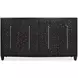 Melange Black 4 Door Credenza