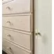Melange Beige Upholstered 4 Drawer Dresser