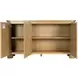 Genoa Light Oak 3 Doors Sideboard with Storage
