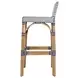 Serienna White and Navy Bar Stool