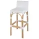 Serienna Smooth White Bar Stool