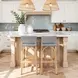 Serienna Gray and White Bar Stool