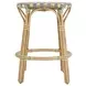 Ballito French Yellow and Brown Counter Height Stool