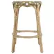 Ballito French Yellow and Brown Counter Height Stool