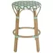Ballito French White and Green Bar Stool