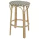 Ballito French Yellow and Brown Bar Stool