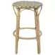 Ballito French Yellow and Brown Bar Stool
