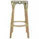 Ballito French Yellow and Brown Bar Stool