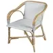 Portofino White and Gray Arm Chair