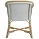 Portofino White and Gray Arm Chair