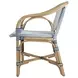 Portofino White and Navy Arm Chair