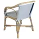 Portofino White and Navy Arm Chair