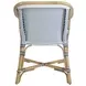 Portofino White and Navy Arm Chair