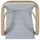 Portofino White and Navy Arm Chair