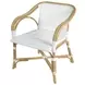 Portofino Smooth White Arm Chair