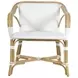 Portofino Smooth White Arm Chair