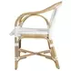 Portofino Smooth White Arm Chair