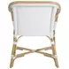 Portofino Smooth White Arm Chair