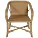 Portofino Natural Brown Arm Chair