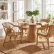 Portofino Natural Brown Arm Chair