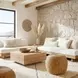 Portofino Natural Accent Stool