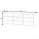 Nora Light Oak 9 Drawer Dresser