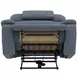 Dreamtime Steel Performance Fabric Zero Gravity Power Recliner with USB Charging and Neck Pillow