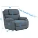 Dreamtime Steel Performance Fabric Zero Gravity Power Recliner with USB Charging and Neck Pillow