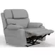 Dreamtime Haze Performance Fabric Zero Gravity Power Recliner with USB Charging and Neck Pillow