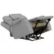 Dreamtime Haze Performance Fabric Zero Gravity Power Recliner with USB Charging and Neck Pillow