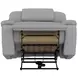 Dreamtime Haze Performance Fabric Zero Gravity Power Recliner with USB Charging and Neck Pillow