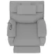 Dreamtime Haze Performance Fabric Zero Gravity Power Recliner with USB Charging and Neck Pillow