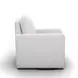 Nancy Light Gray Upholstered Swivel Glider Rocker Nursing Chair
