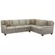 Bristol Gray 2 Piece Modular Sectional with Pillows